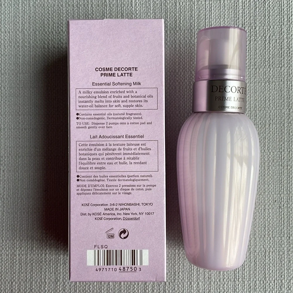 Decorte prime latte essential softening milk
